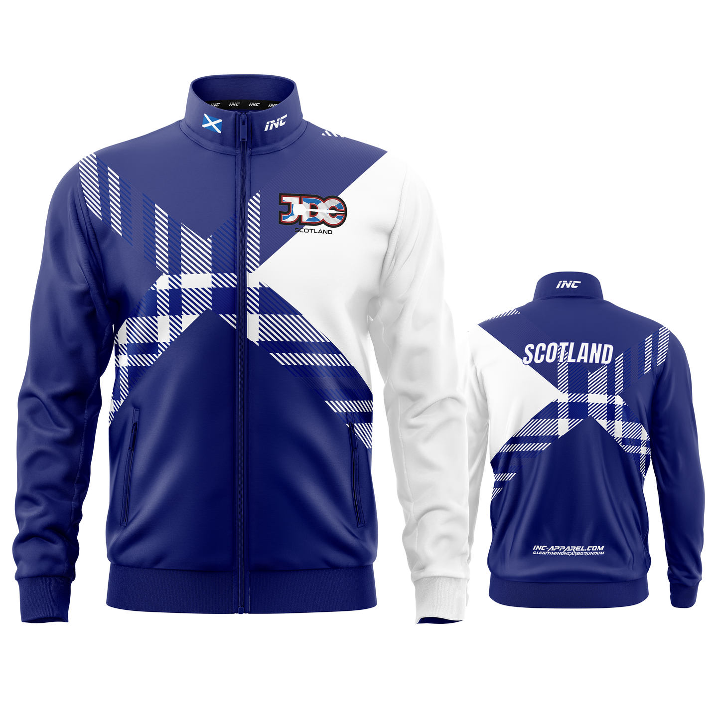 Scotland JDC Darts Tournament Jacket – Combined View | INC-APPAREL