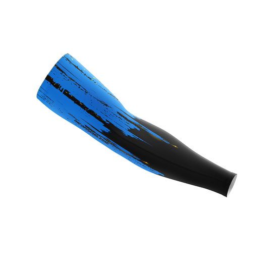 Scrape Nero Darts Sleeve – Front View with Sleek Black Design and Compression Fit | INC-APPAREL