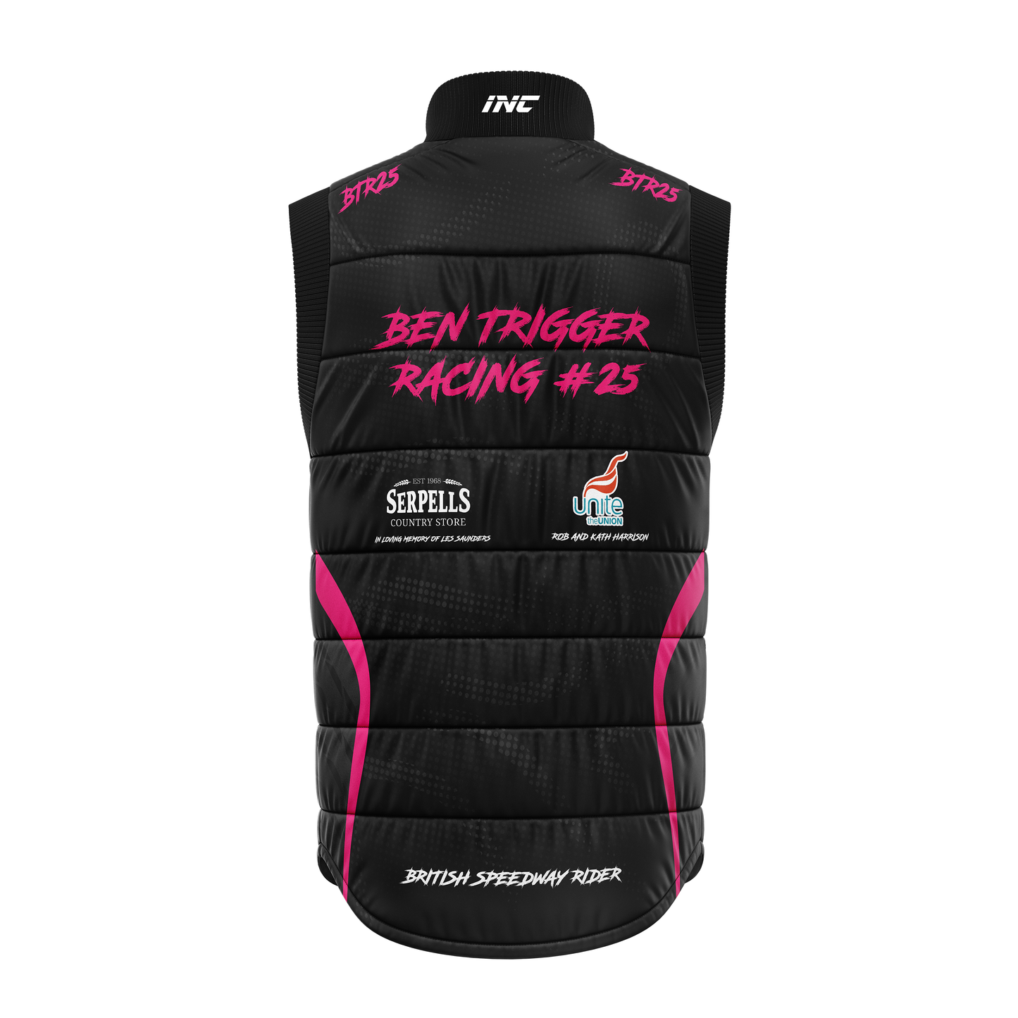Back view of the Speedway Hoodie – Ben Trigger Racing | INC-APPAREL