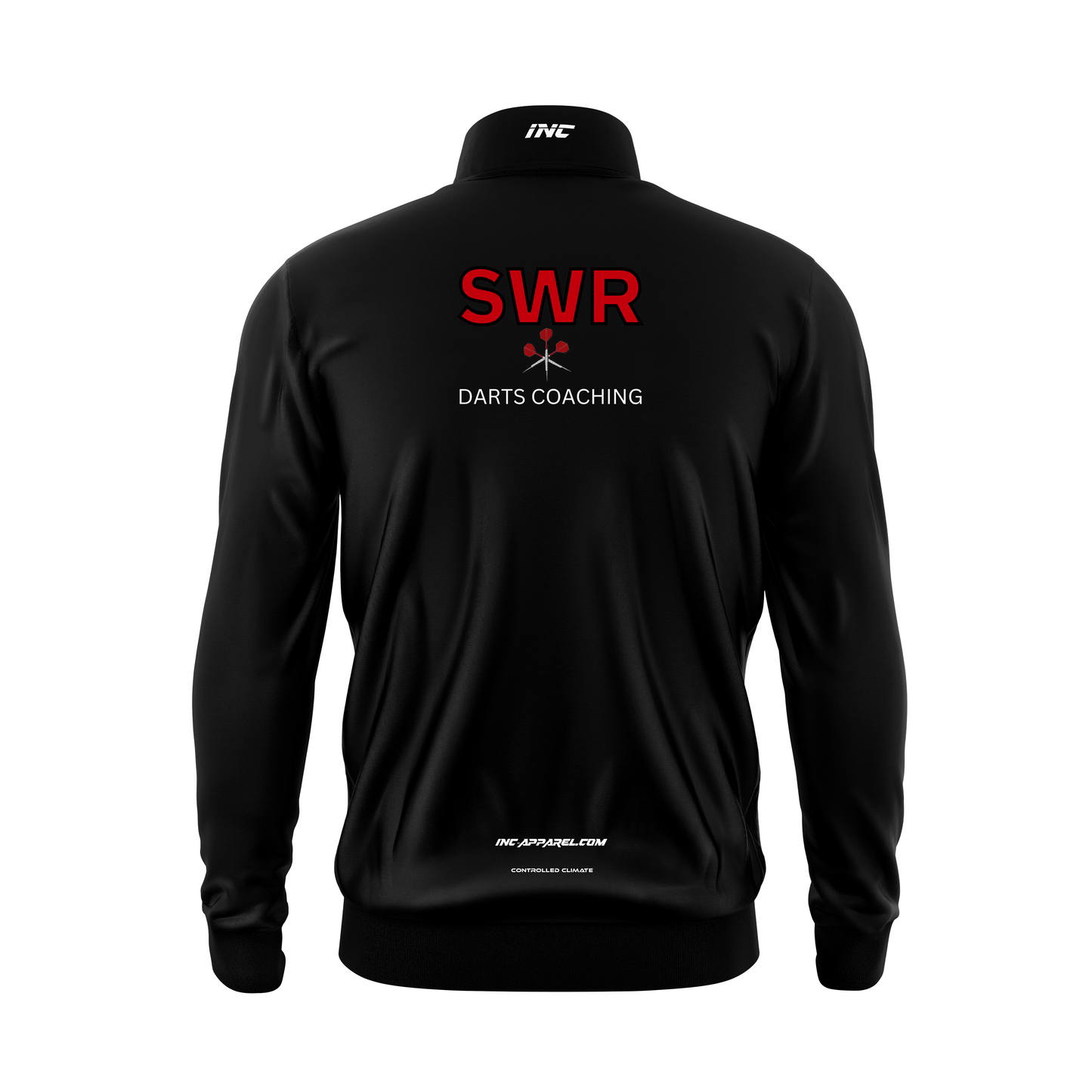 SWR Darts Coaching Tournament Jacket – Back View | INC-APPAREL