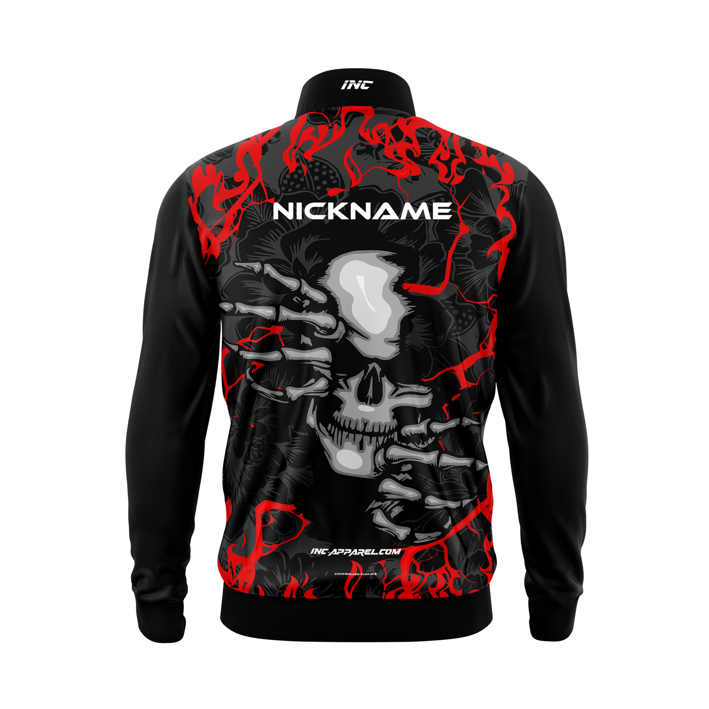 The Reaper Darts Tournament Jacket – Collector Animarum – Back View | INC-APPAREL
