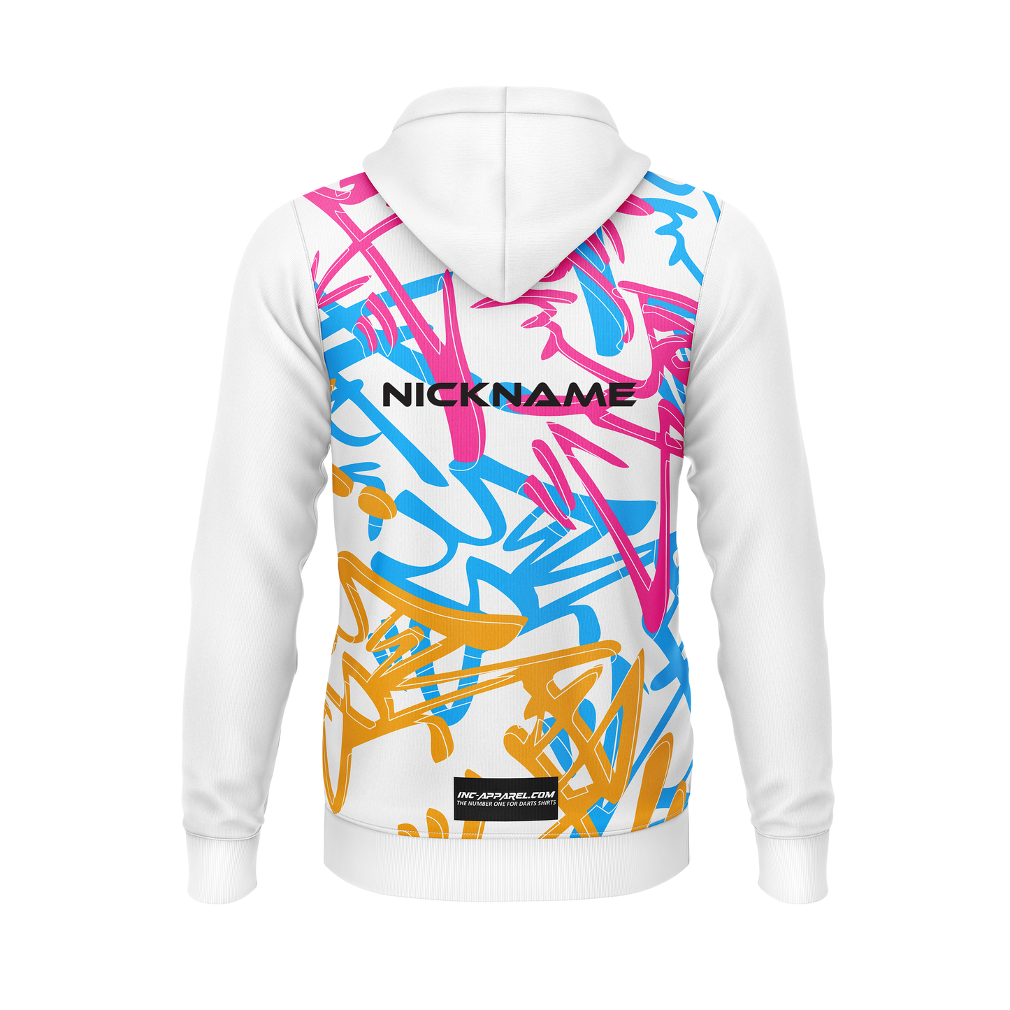 Vandal Albus Darts Hoodie – Back View | INC-APPAREL