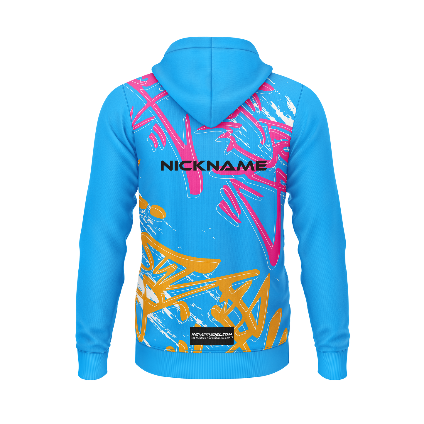Vandal Caeruleus Darts Hoodie – Back View | INC-APPAREL