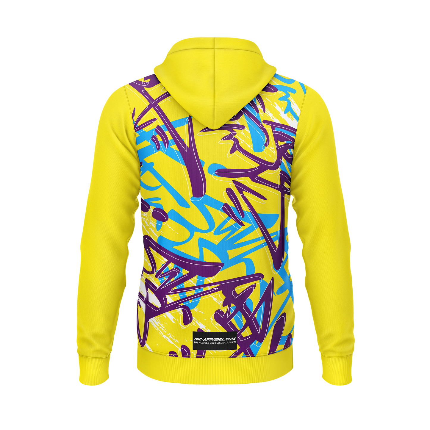 Vandal Flavus Negrum Darts Hoodie – Back View | INC-APPAREL