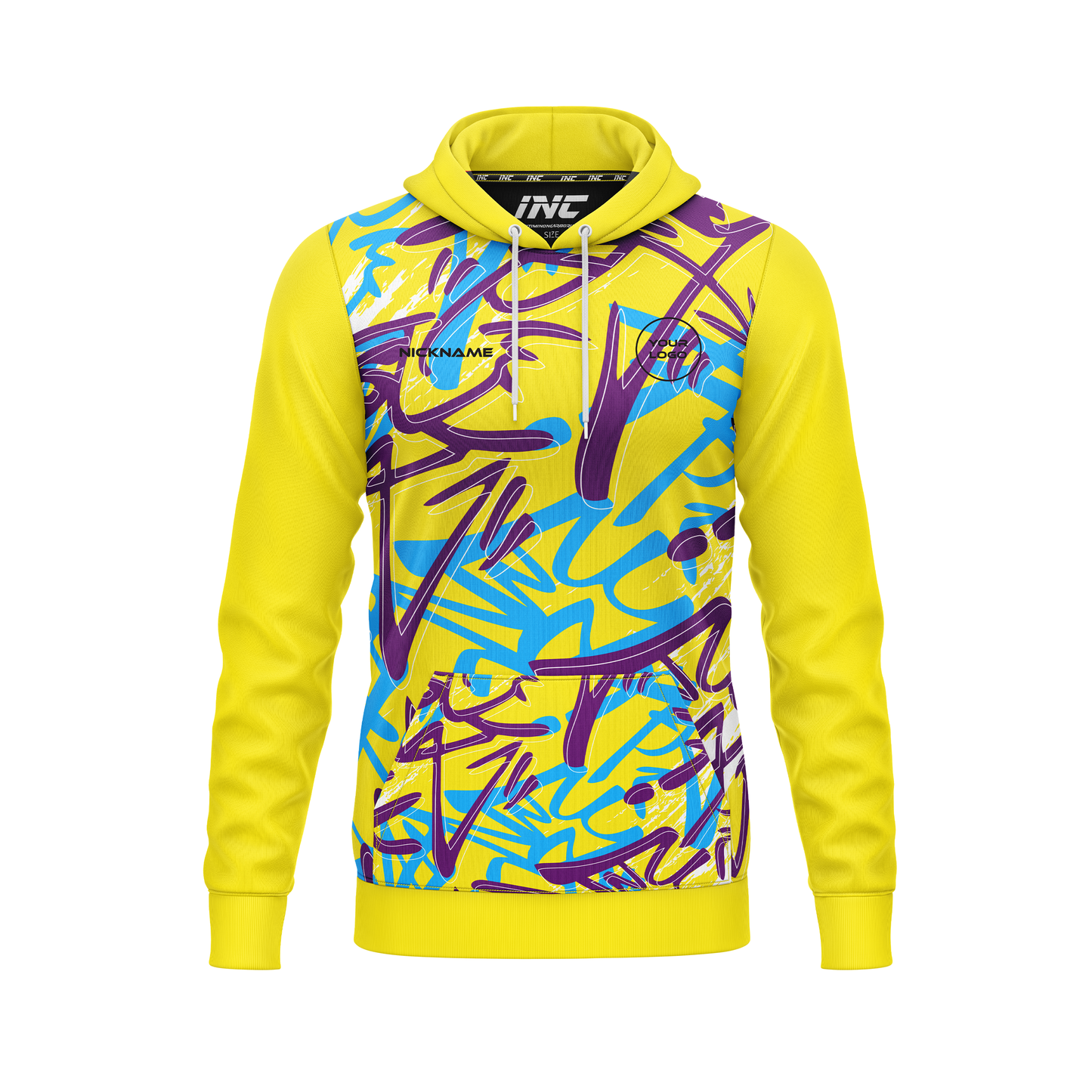 Vandal Flavus Negrum Darts Hoodie – Front View | INC-APPAREL