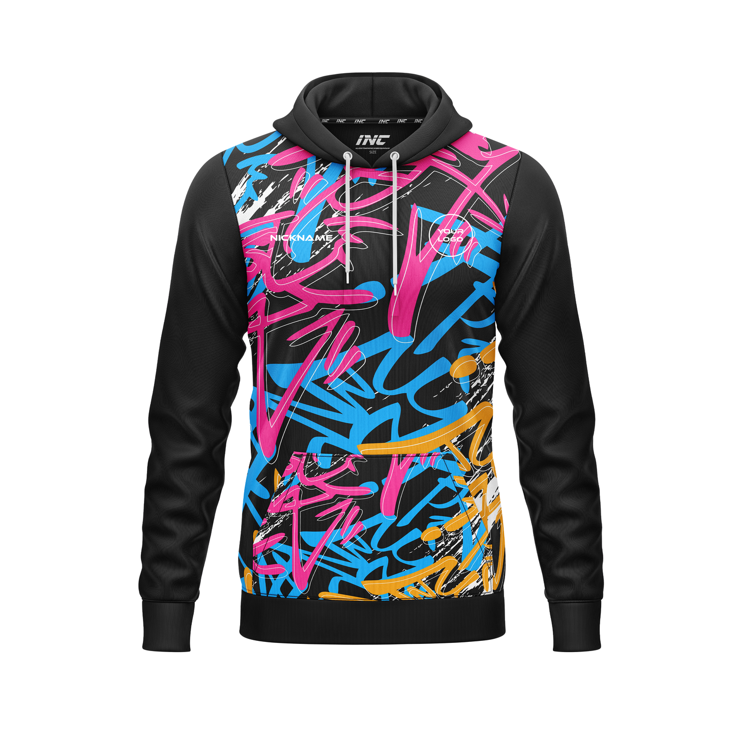 Vandal Negrum Darts Hoodie – Front View | INC-APPAREL
