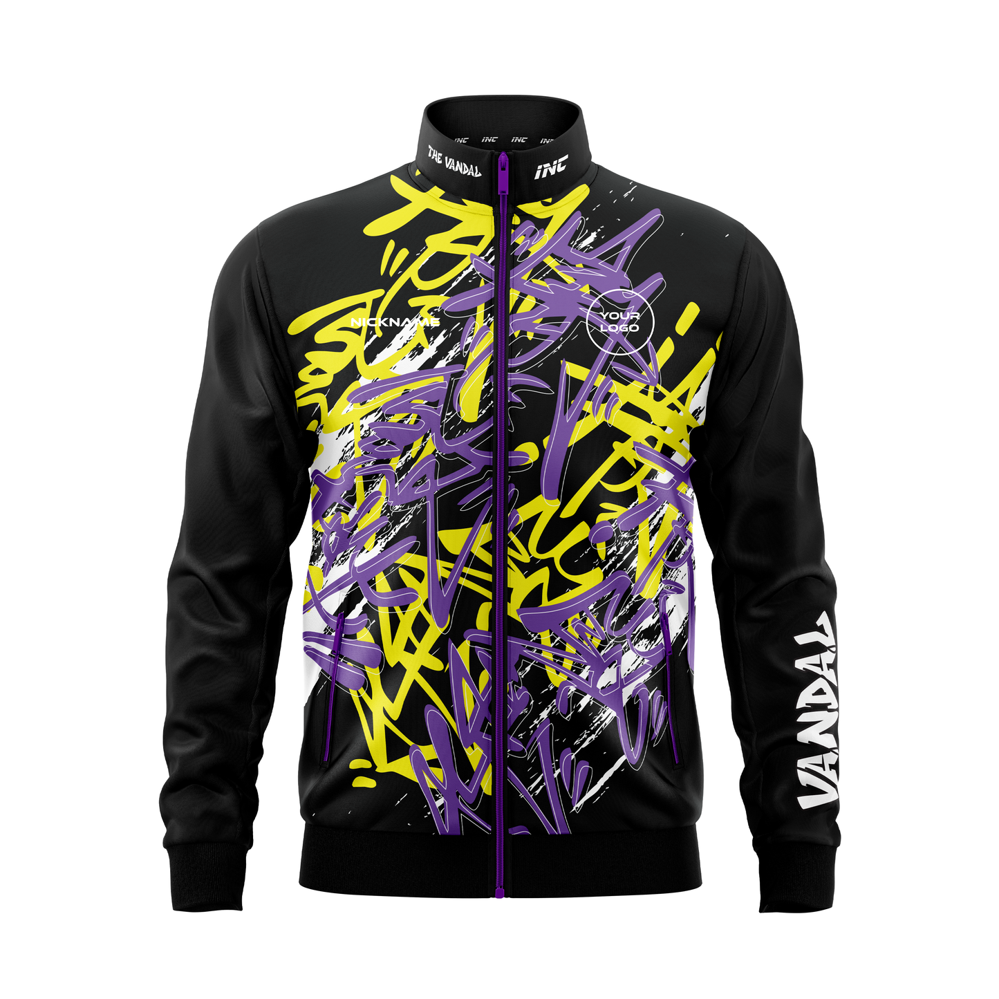 Vandal Purpura Flavus Darts Tournament Jacket – Front View | INC-APPAREL