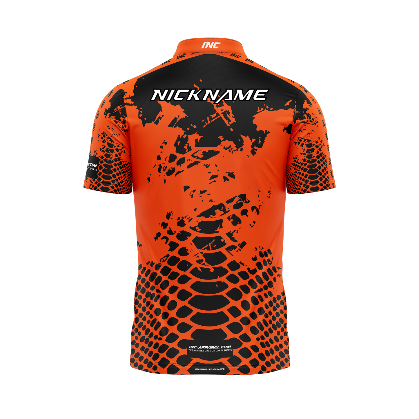 Venom Nigrum Aureus Pro1 Darts Shirt – Back View | INC-APPAREL