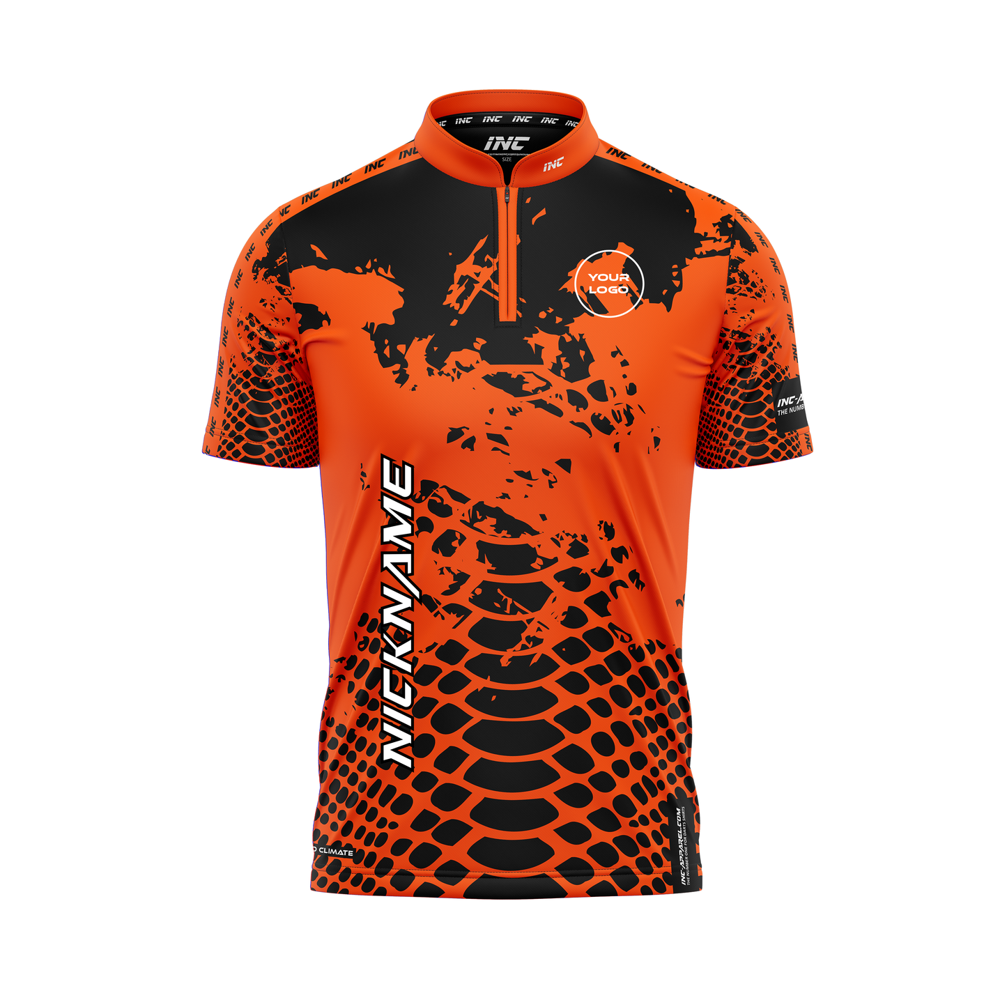 Venom Nigrum Aureus Pro1 Darts Shirt – Front View | INC-APPAREL