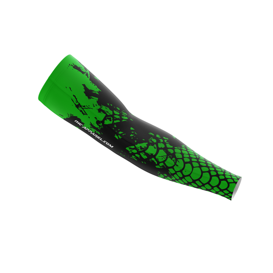 Venom Viridis Nigrum Darts Sleeve – Front View with Green and Black Contrast Design | INC-APPAREL