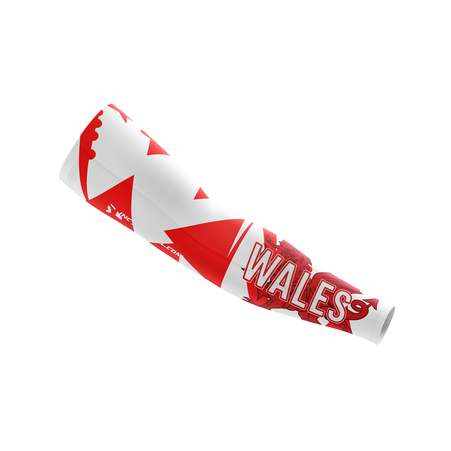 Wales Compression Sleeve from INC-APPAREL – performance arm sleeve with breathable fabric and Wales-inspired design.