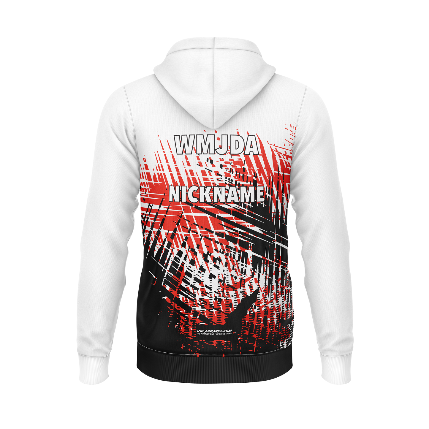 West Midlands Junior Darts Academy Hoodie – Back View | INC-APPAREL