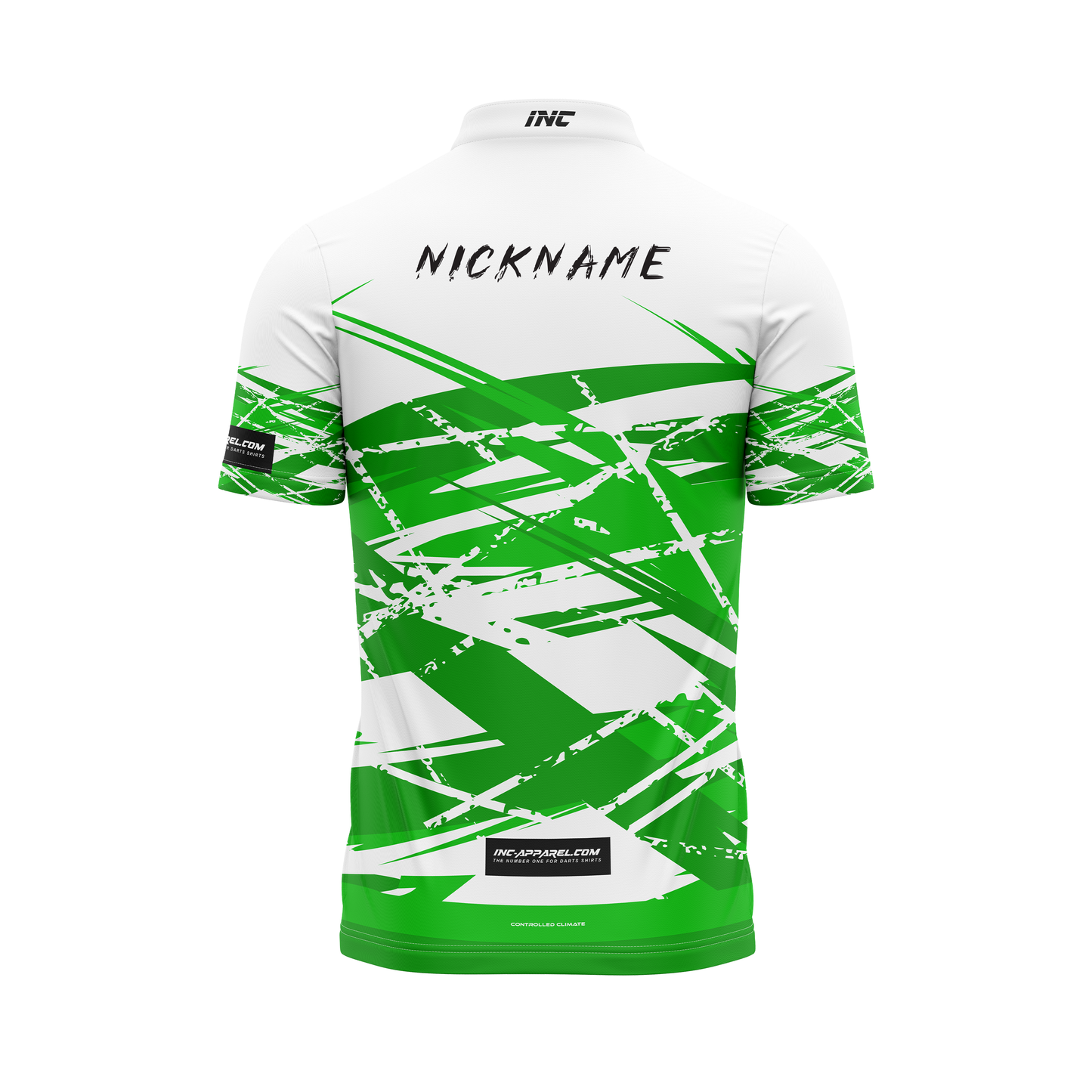 X Aurora Albus Pro1 Darts Shirt – Back View | INC-APPAREL