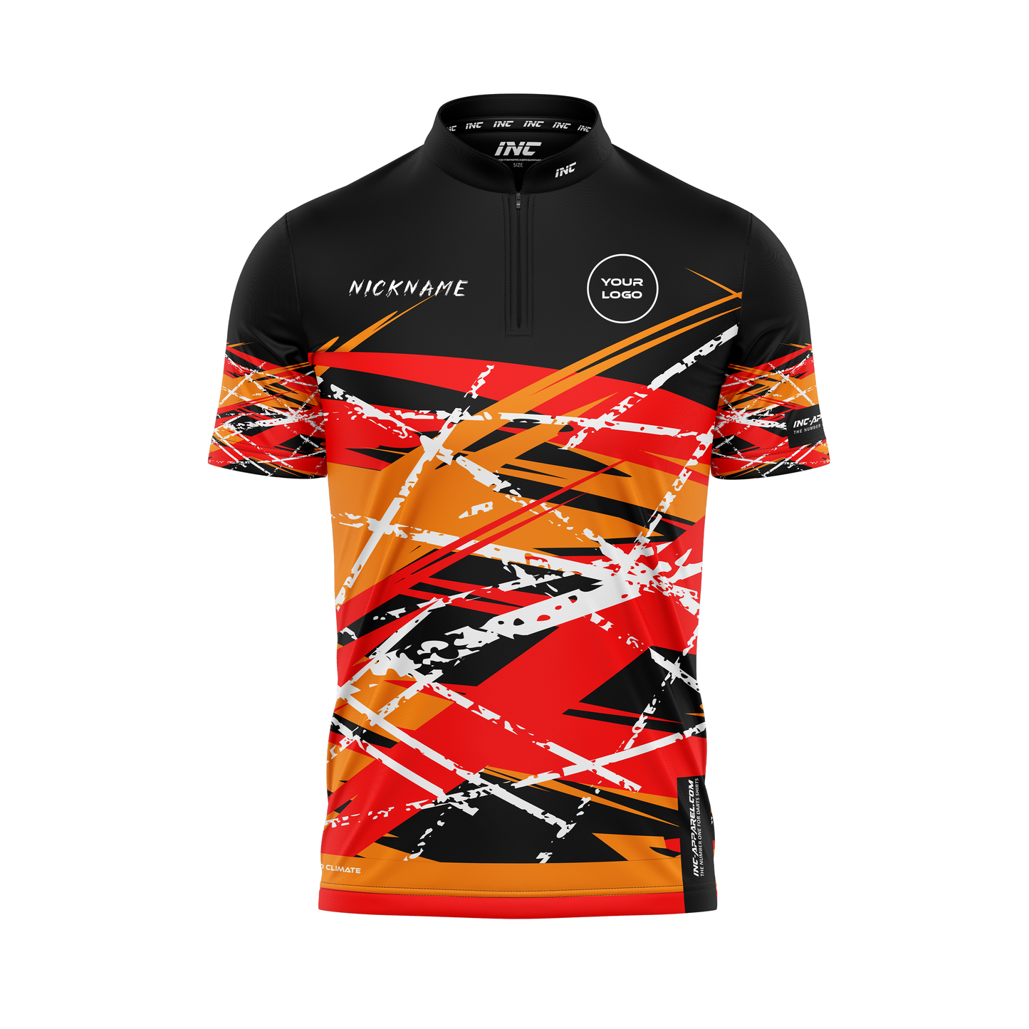 X Vesta Pro1 Darts Shirt – Front View | INC-APPAREL
