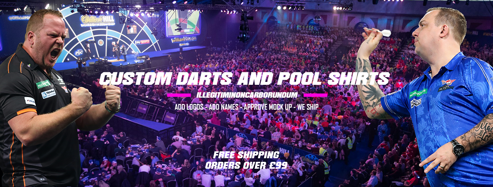 Champions Re-Signed for 2026: Custom Pool & Darts Shirts Backed by relentless Players