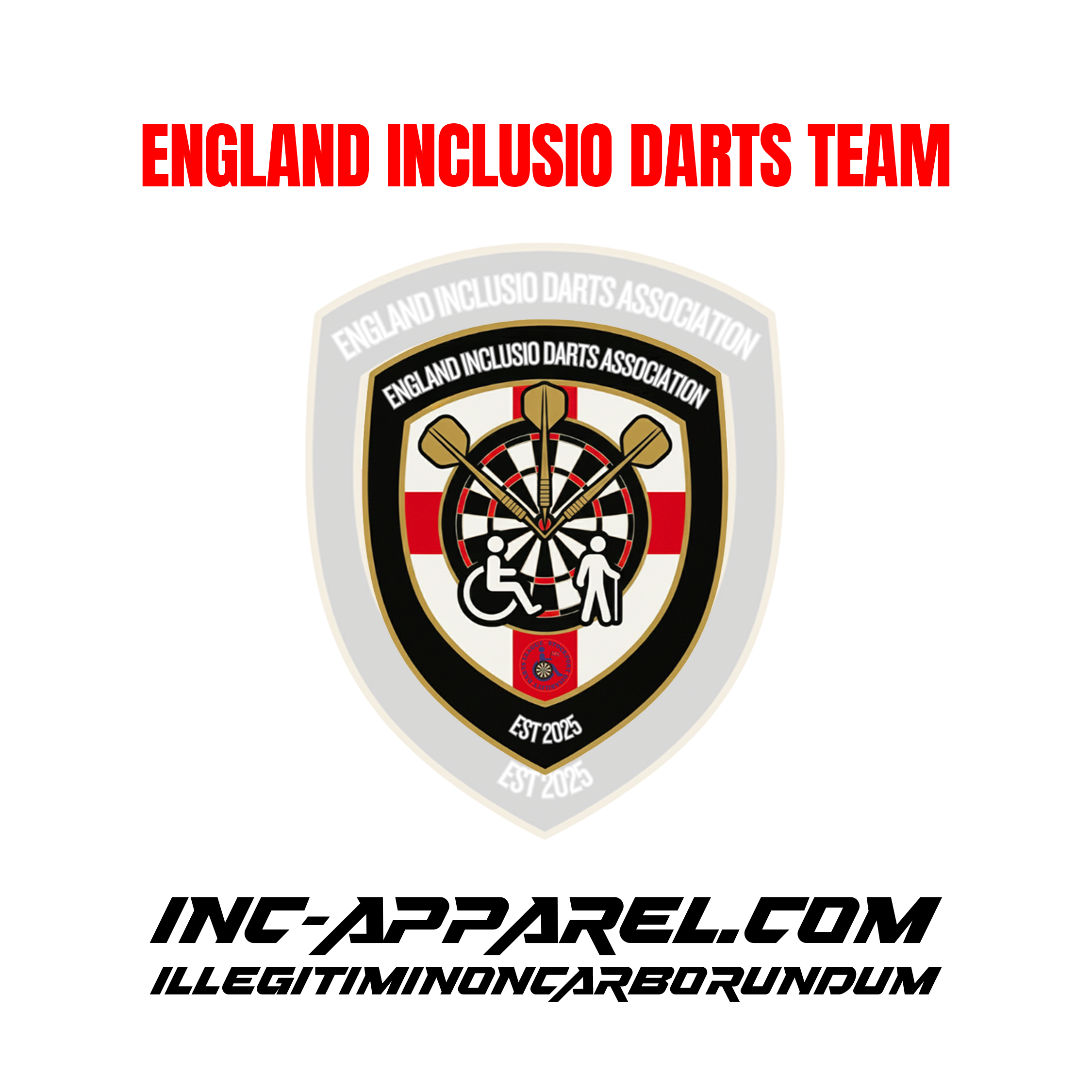 England Inclusio Darts Team