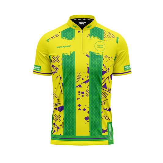 Aurora Ultima XPRO Collar Custom Pool Shirt – Front View | INC-APPAREL
