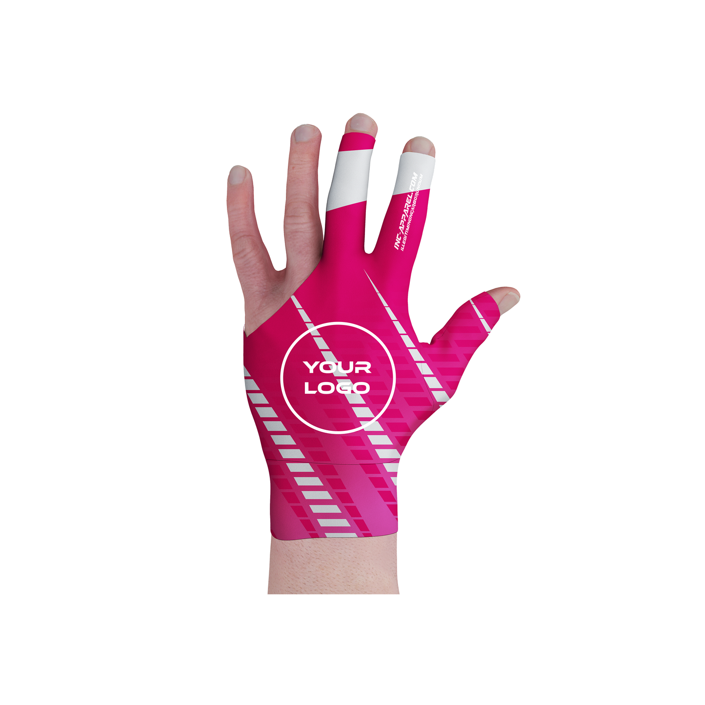 Bellator Roseus Pool Glove – Pink and White Billiards Glove | INC-APPAREL