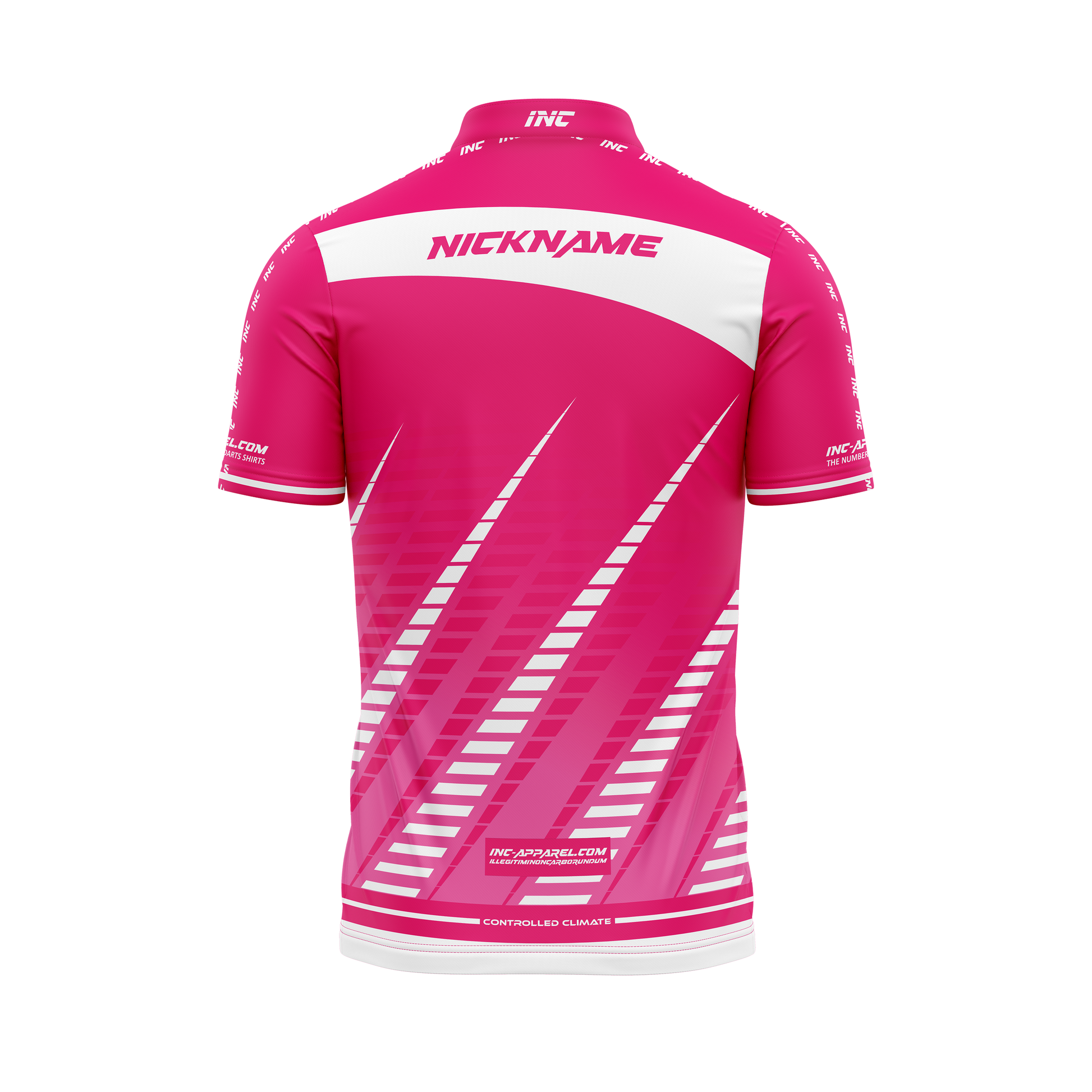 Bellator Roseus XPRO Collar Custom Pool Shirt – Back View | INC-APPAREL
