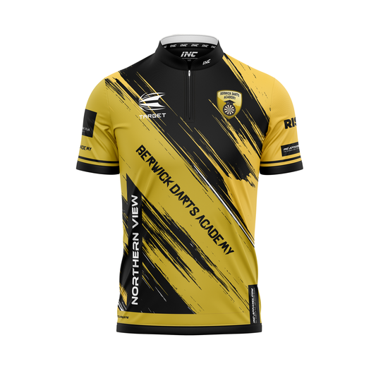 Official Berwick Darts Academy PRO1 Darts Shirt – Front View | INC-APPAREL