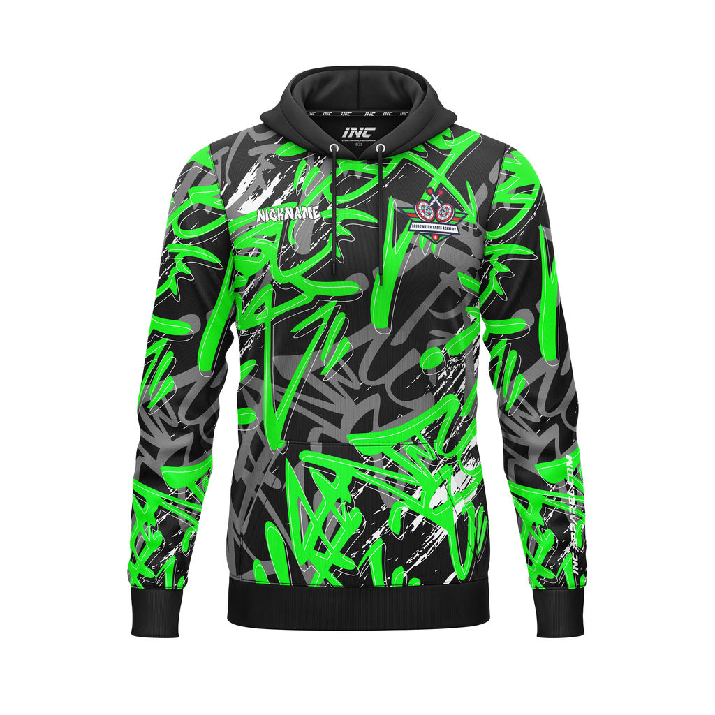 Bridgwater JDC Darts Academy Hoodie – Front View | INC-APPAREL