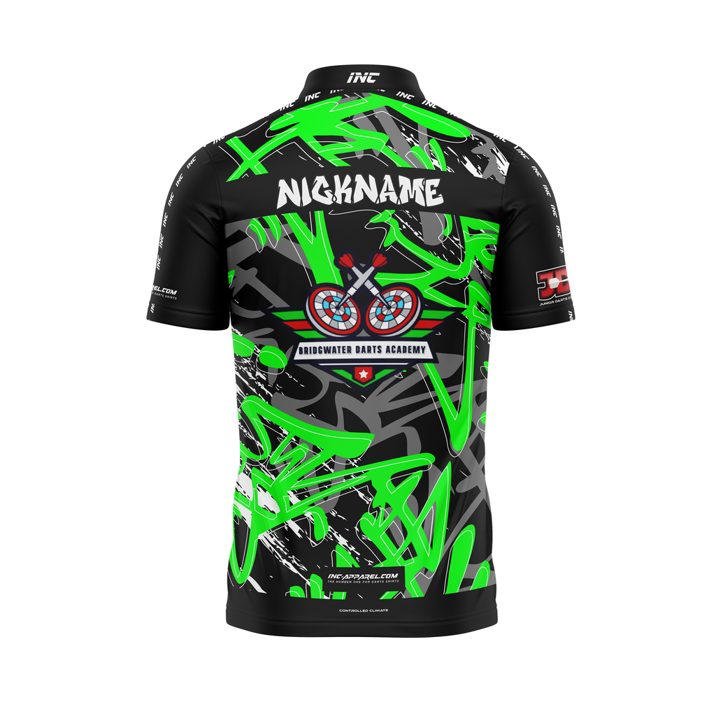 Bridgwater JDC Darts Academy PRO1 Shirt – Back View | INC-APPAREL