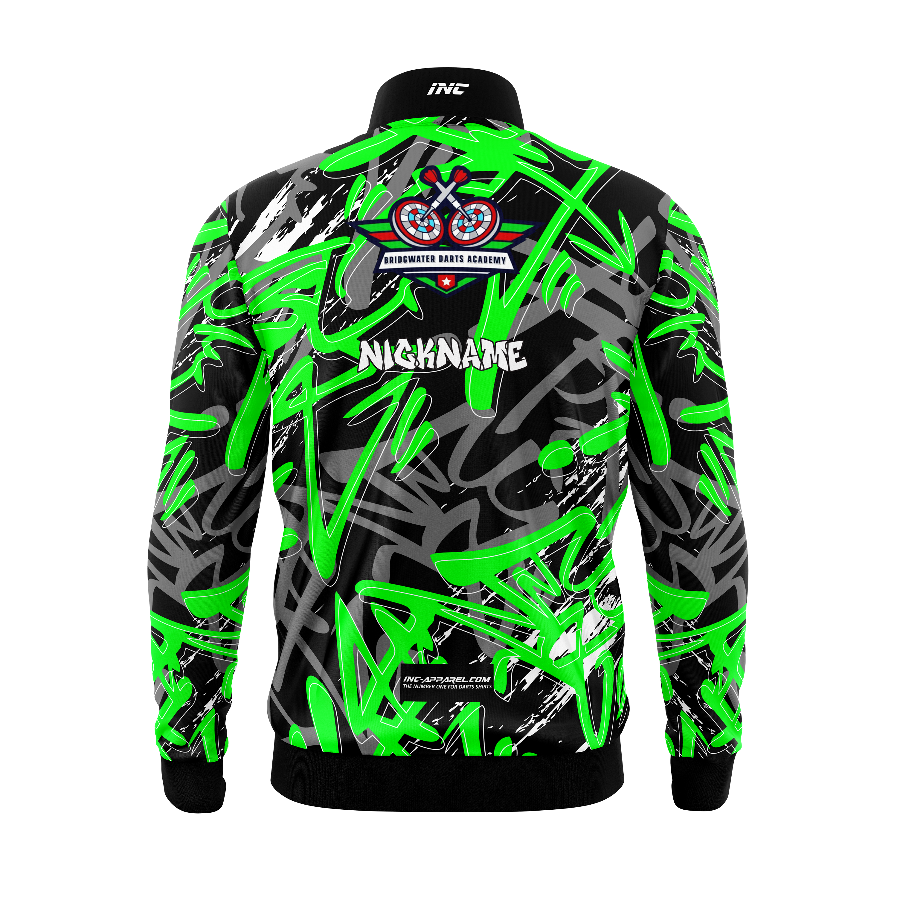 Bridgwater JDC Darts Academy Tournament Jacket – Back View | INC-APPAREL