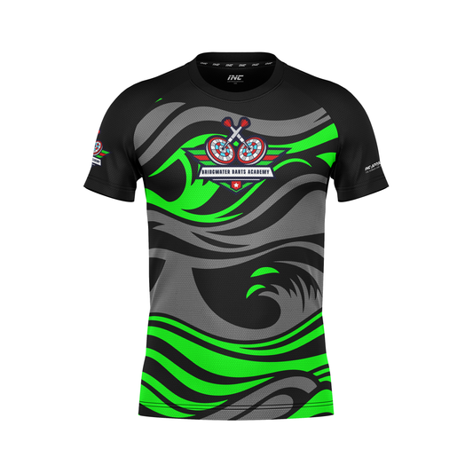 Bridgwater JDC Darts Academy Training Tee – Front View | INC-APPAREL