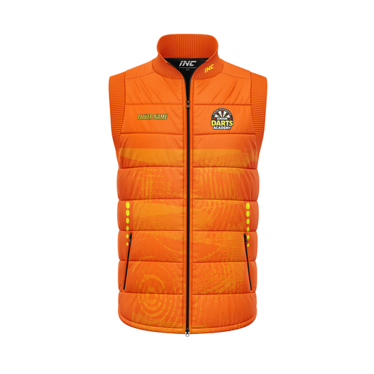 Carrickfergus Junior Darts Academy Gilet – Front View | INC-APPAREL