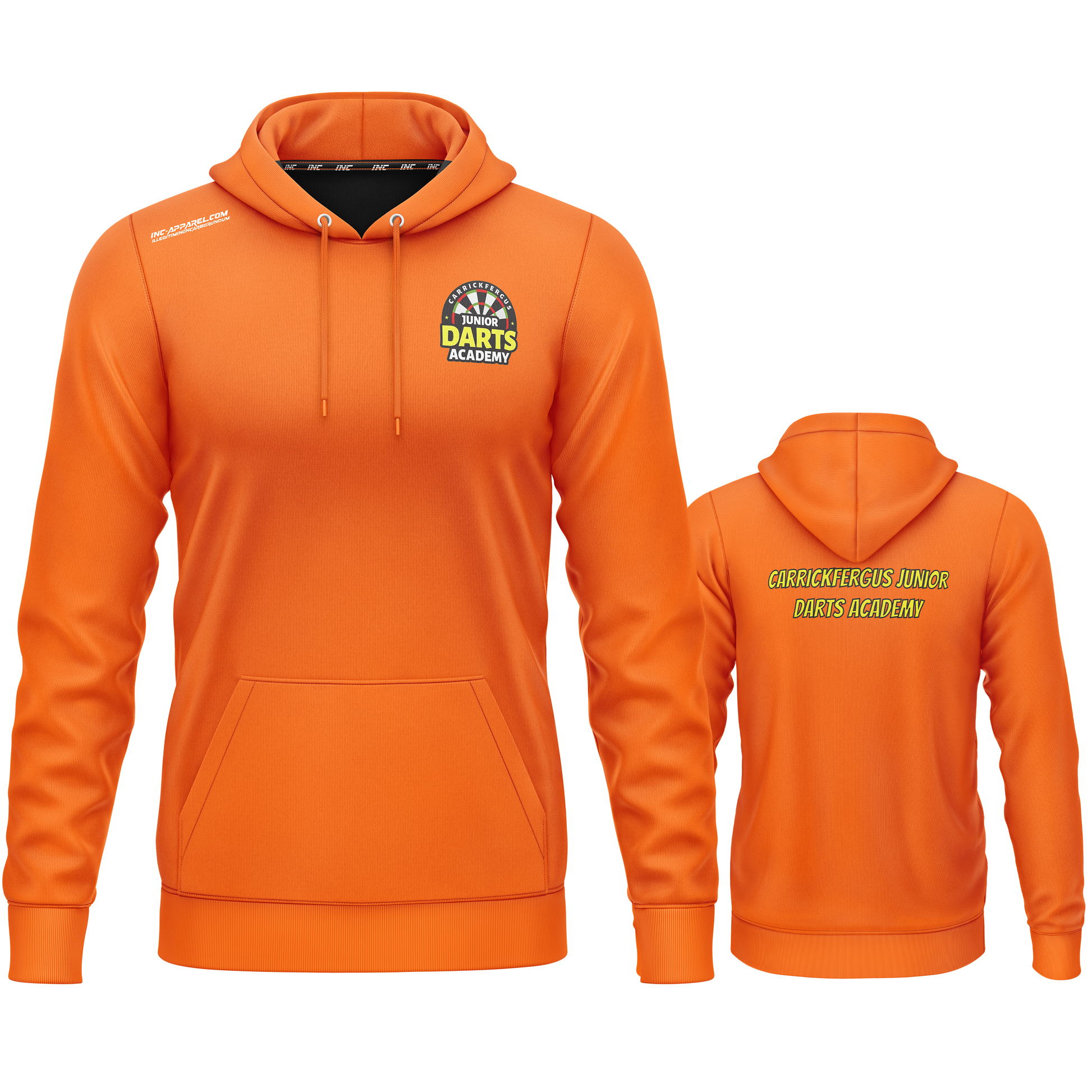 Carrickfergus Junior Darts Academy Hoodie|INC-APPAREL