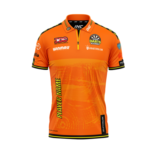 Carrickfergus Junior Darts Academy Pro1 Darts Shirt – Front View | INC-APPAREL