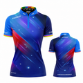 Infinita Blue Rainbow Starlight Unisex Darts/Pool Shirt - Womens