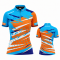 Cupio Blue Orange Pool/Darts Shirt - Womens