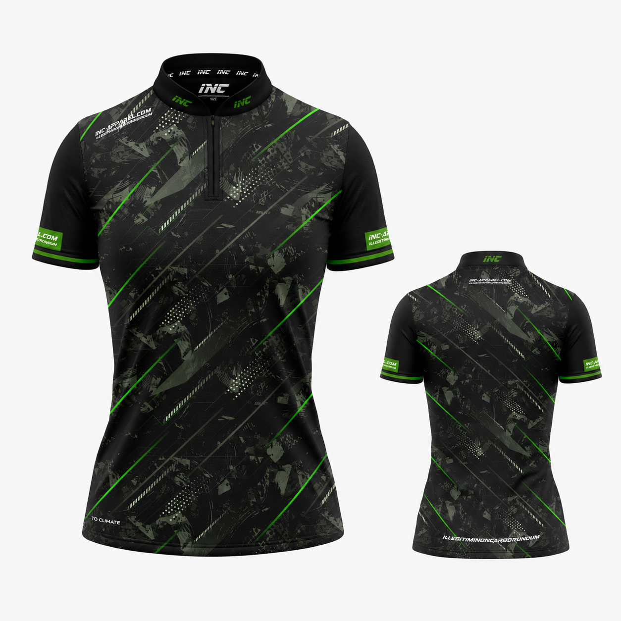 Fatum Manus Black Custom Pool Shirt - Womens