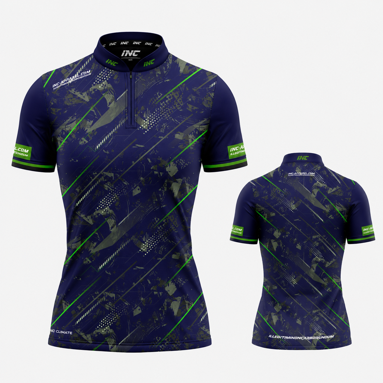 Fatum Manus Blue Custom Pool Shirt - Womens