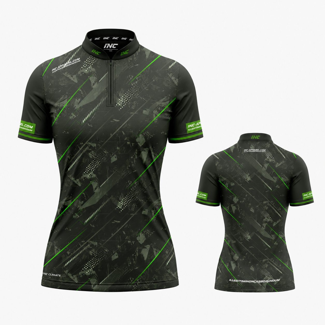Fatum Manus Green Custom Pool Shirt - Womens