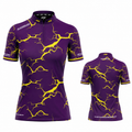 Fulmen Purple Yellow Shirt - Womens