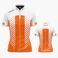 Glacialis Lumen Orange White and Yellow Pool Shirt - Womens