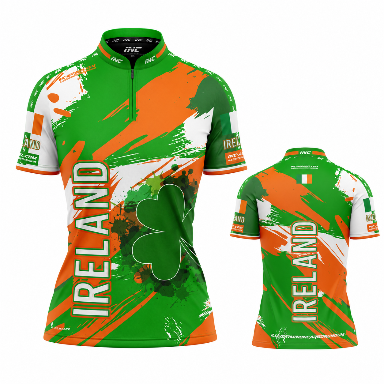 Ireland Custom Darts/Pool Shirt - Womens