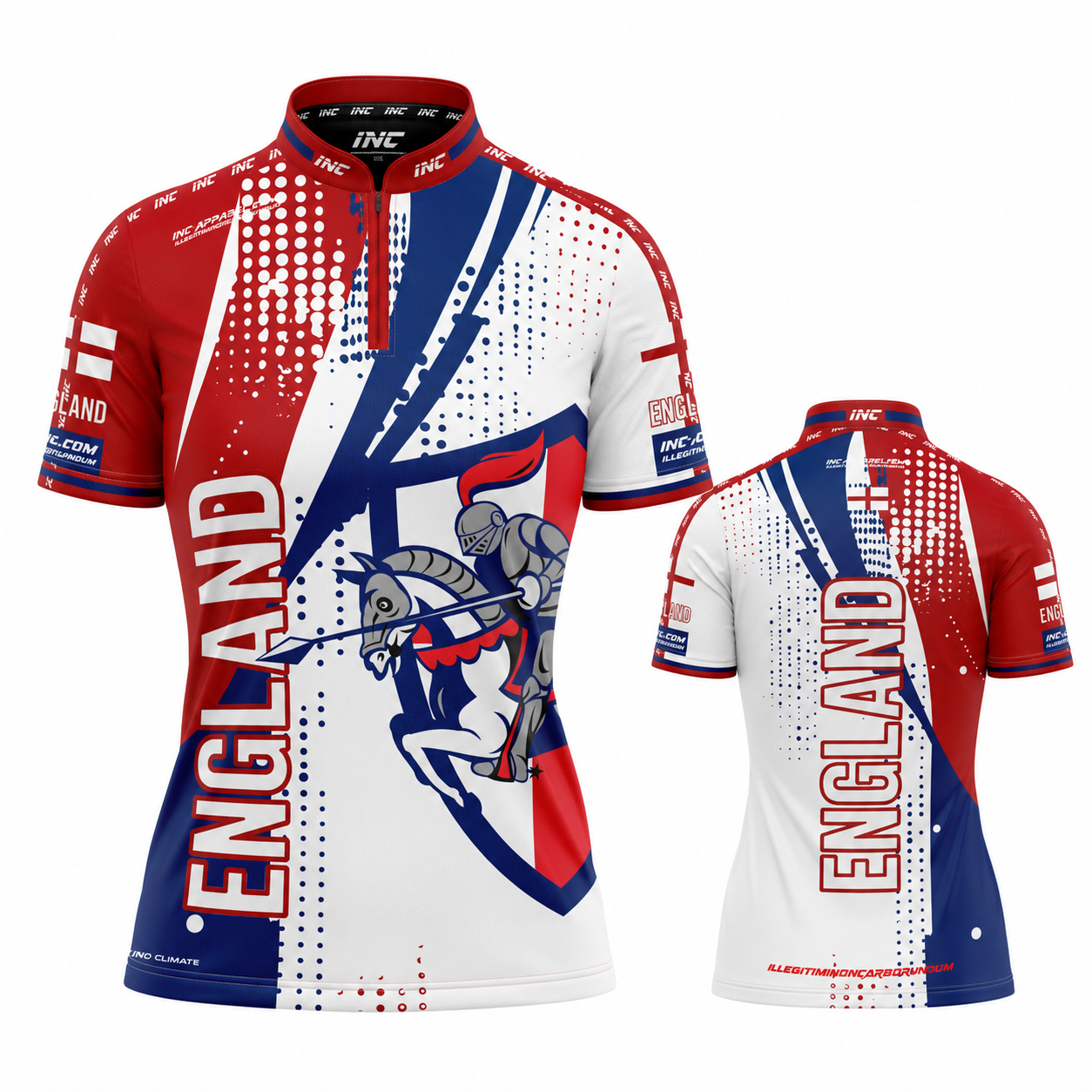 England Custom Darts/Pool Shirt - Womens