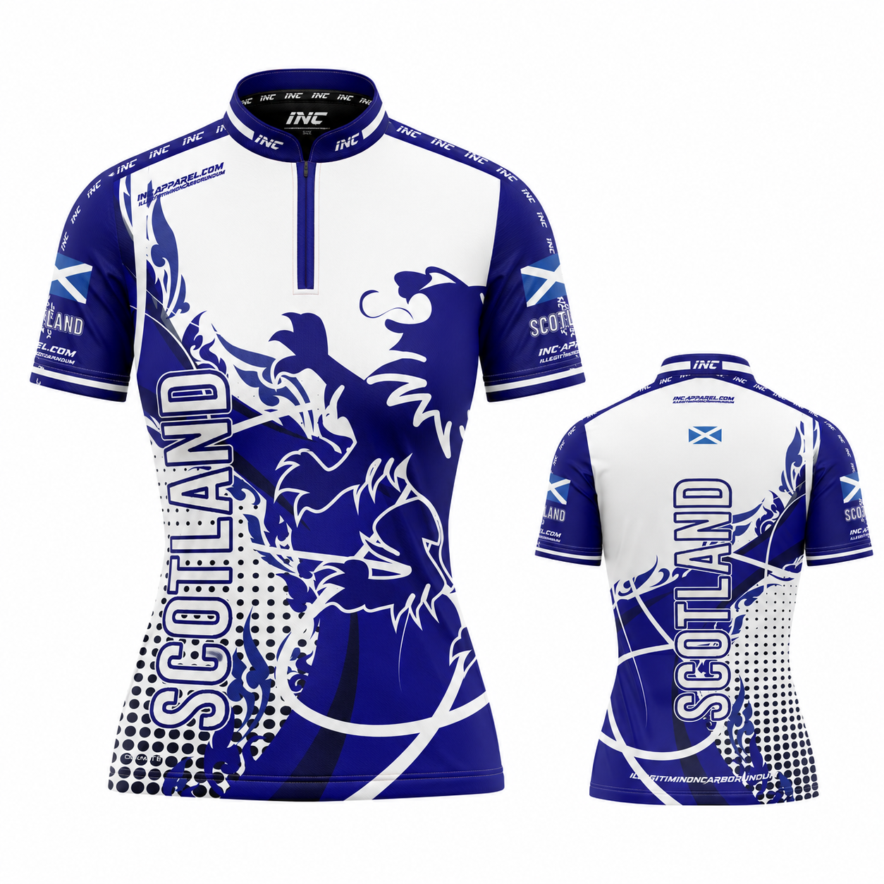 Scotland Custom Darts/Pool Shirt - Womens