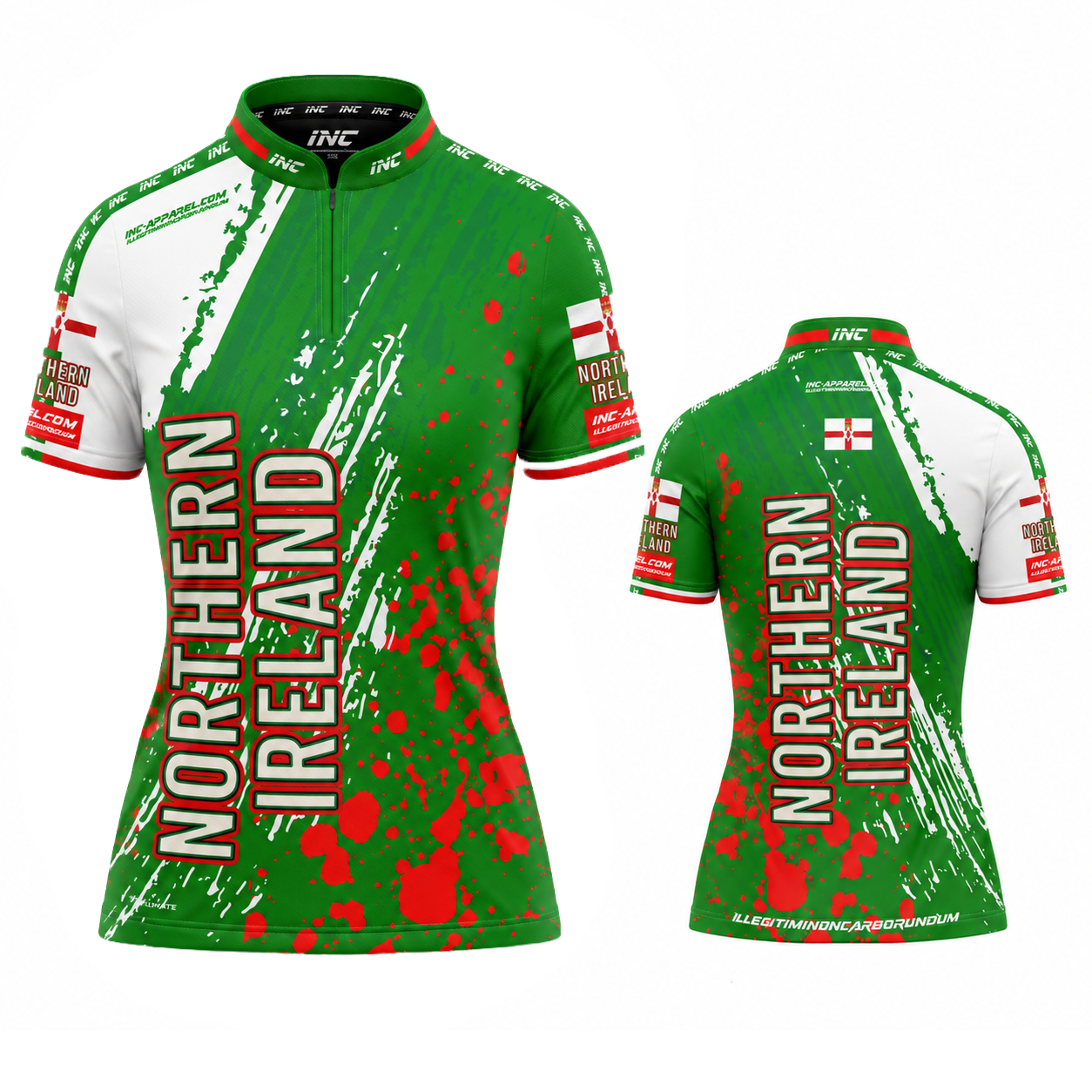 Northern Ireland Custom Darts/Pool Shirt - Womens