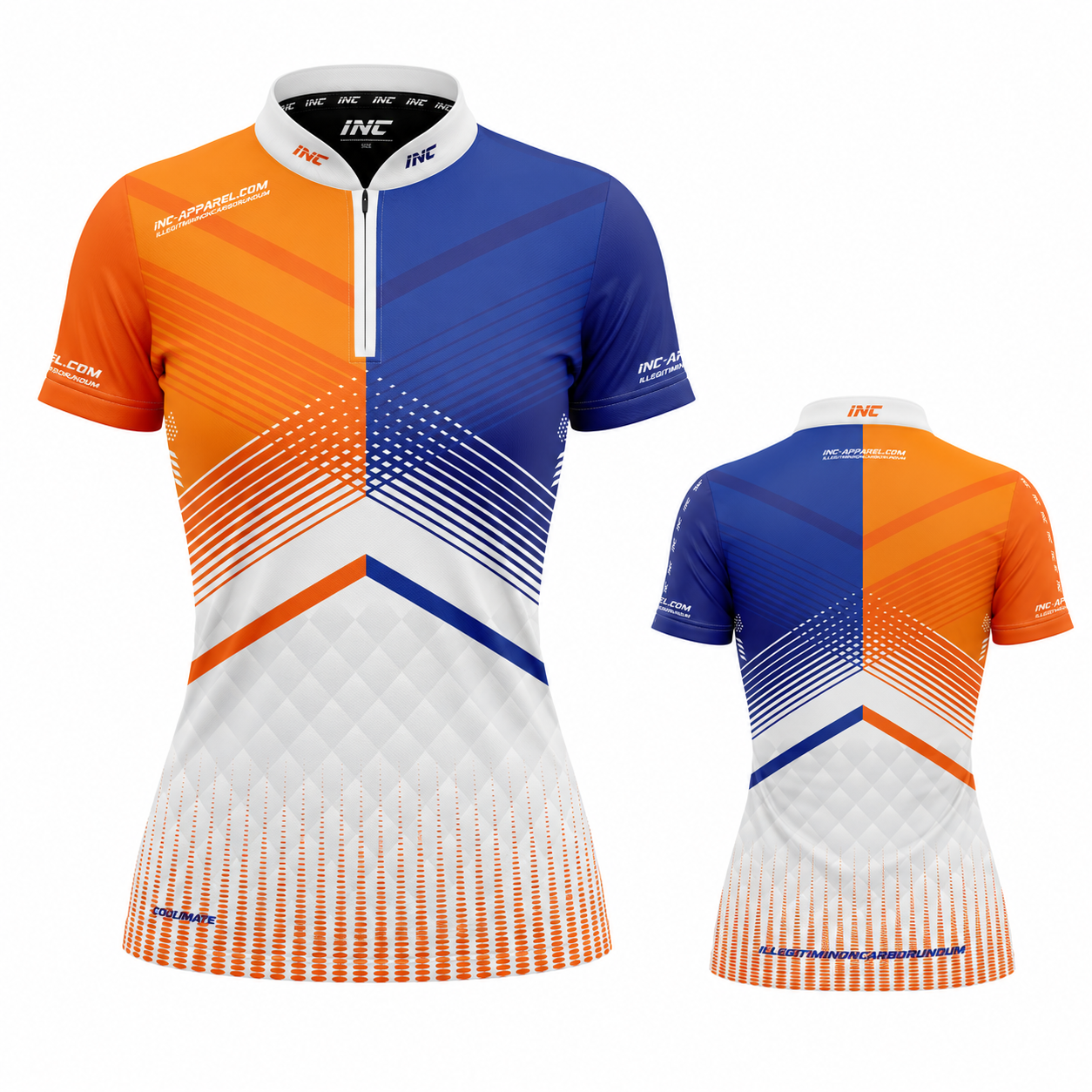 Rex Orange and Blue Darts/Pool Shirt - Womens