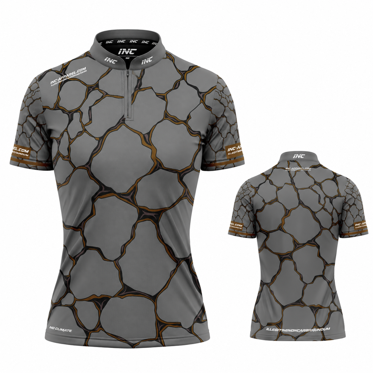 Saxosus Brown Darts Shirt - Womens