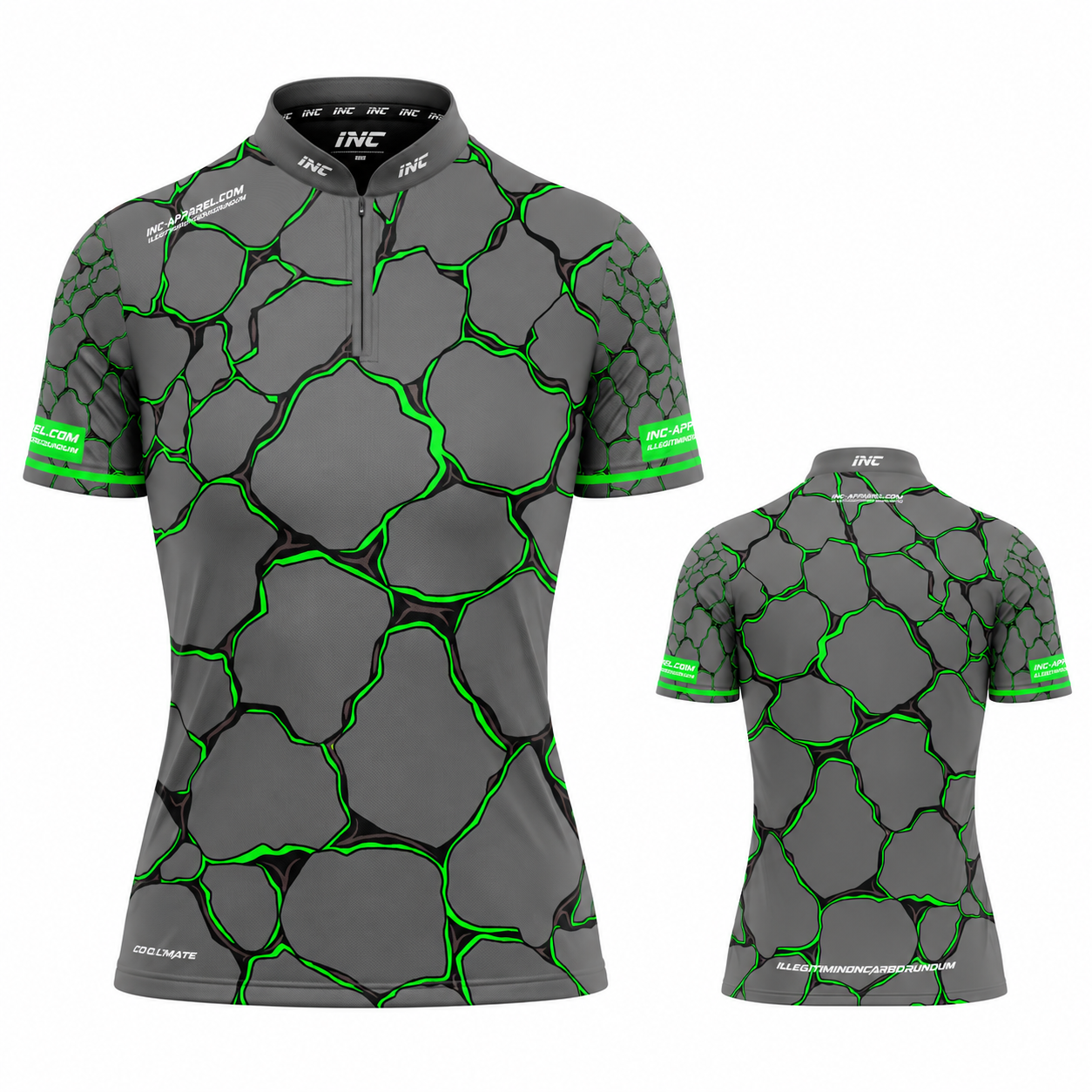 Saxosus Green Darts Shirt - Womens