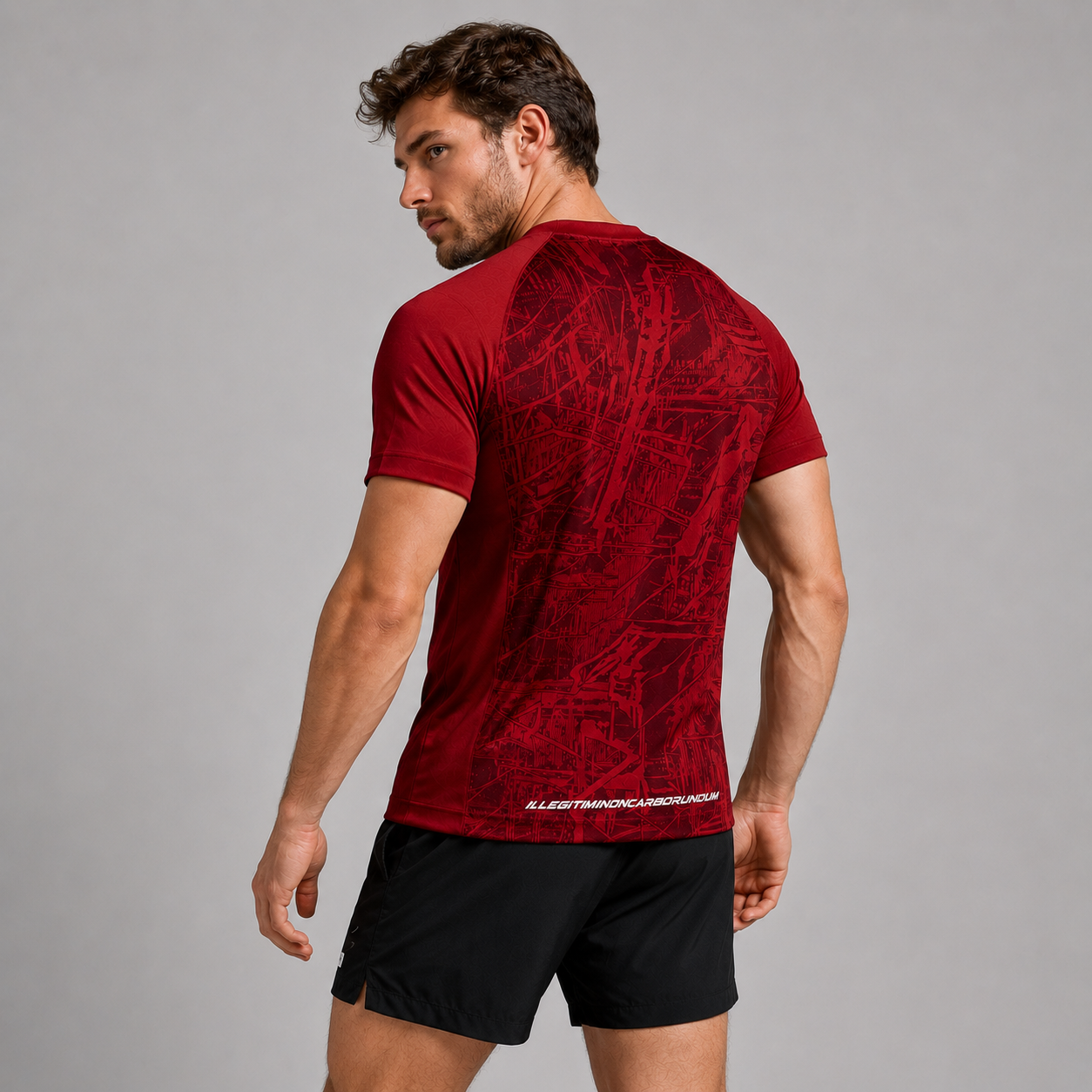 Prima Red Performance Running & Gym T-Shirt