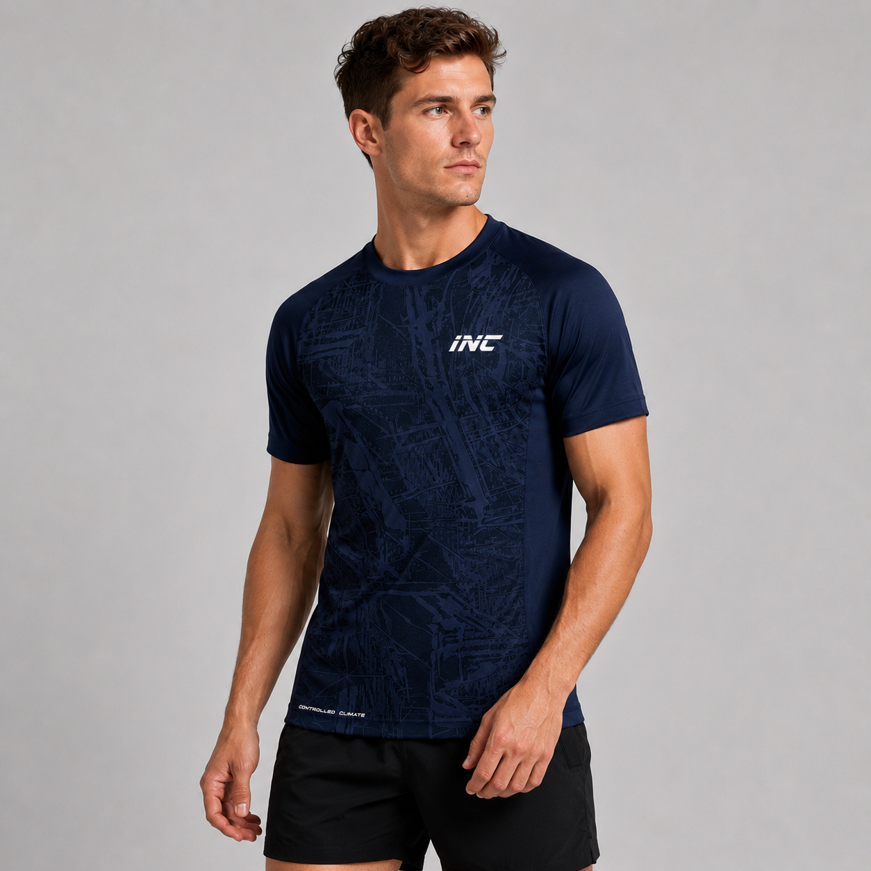 Prima Blue Performance Running & Gym T-Shirt