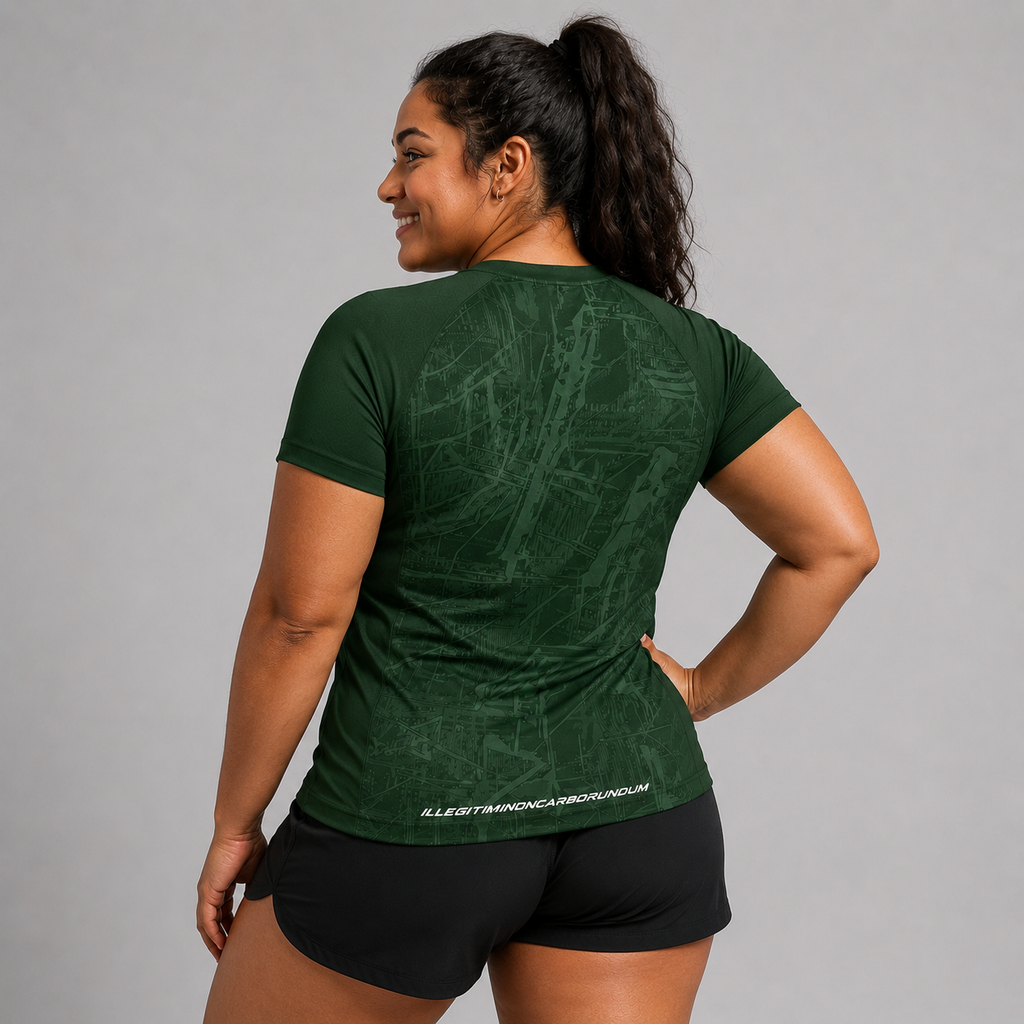 Prima Green Performance Running & Gym T-Shirt Womens