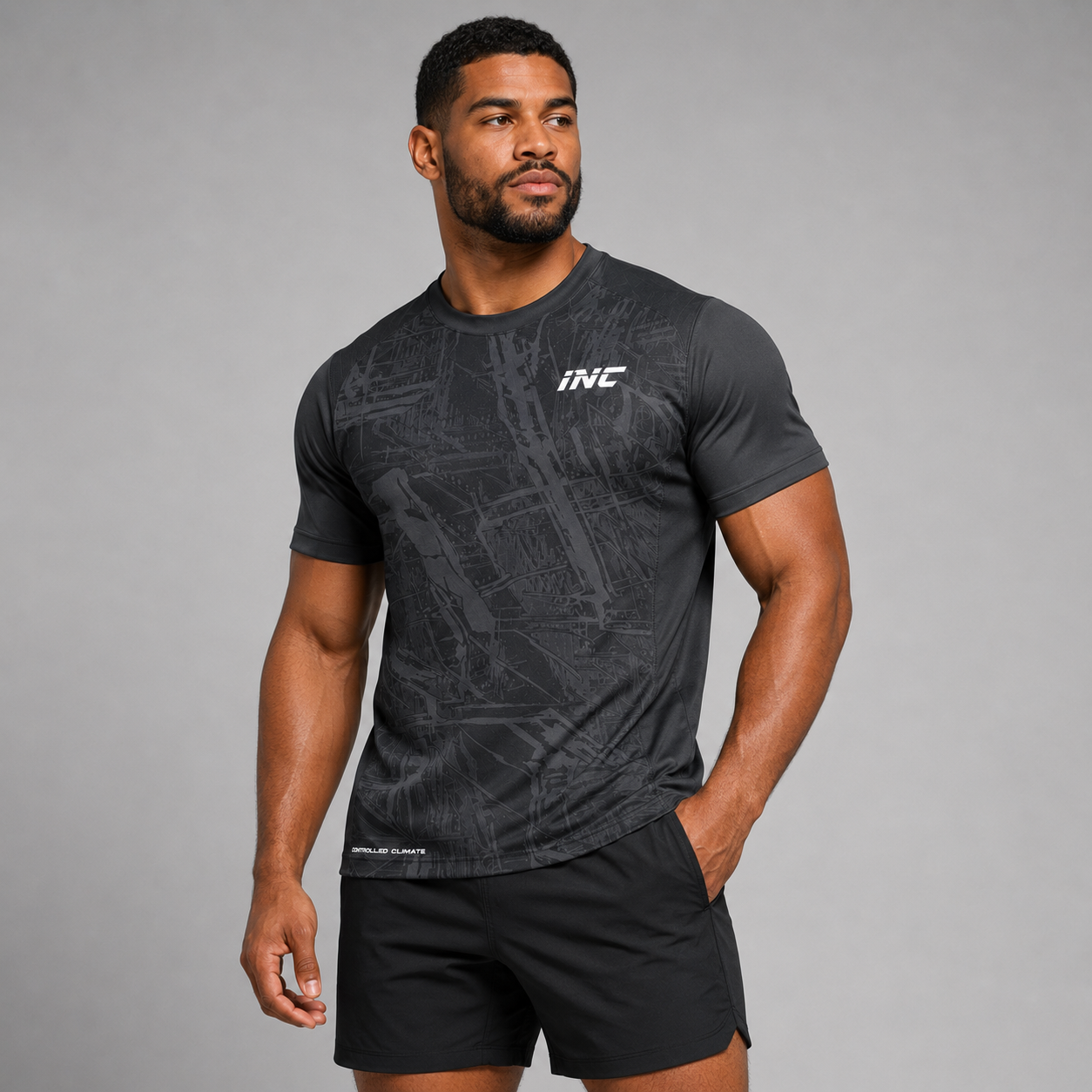 Prima Silver Performance Running & Gym T-Shirt