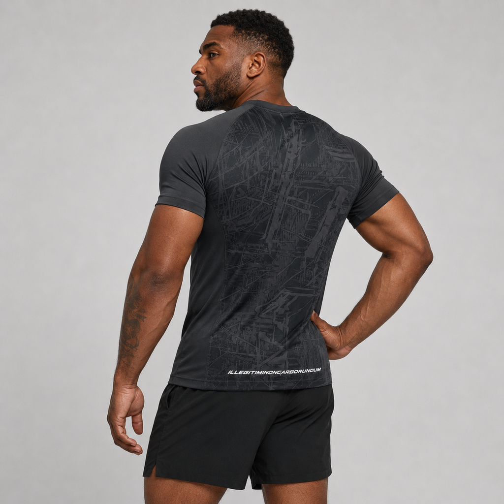 Prima Silver Performance Running & Gym T-Shirt